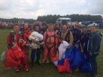 Анатолий Локоть прыгнул с парашютом на авиашоу «Я люблю тебя, Россия»